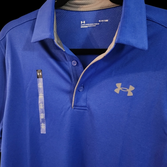 Under Armour Other - Under Armour Men's Vibrant Blue Polo. NWT